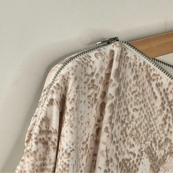 Armani Exchange Snake Skin Print Tunic Dress Zip Neckline - Picture 5 of 6